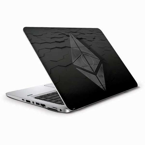 Ethereum Textured Logo HP Elitebook Skin
