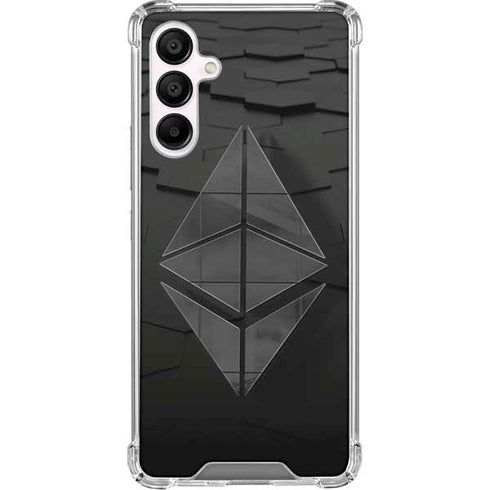Ethereum Textured Logo Galaxy A16 5G Clear Case