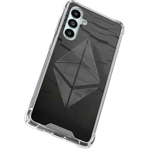 Ethereum Textured Logo Galaxy A16 5G Clear Case