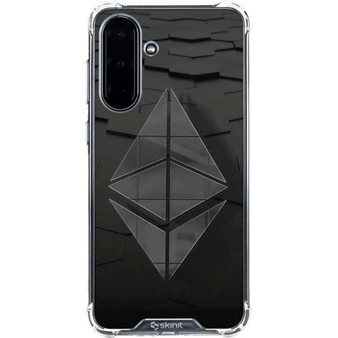 Ethereum Textured Logo Galaxy A36 5G Clear Case