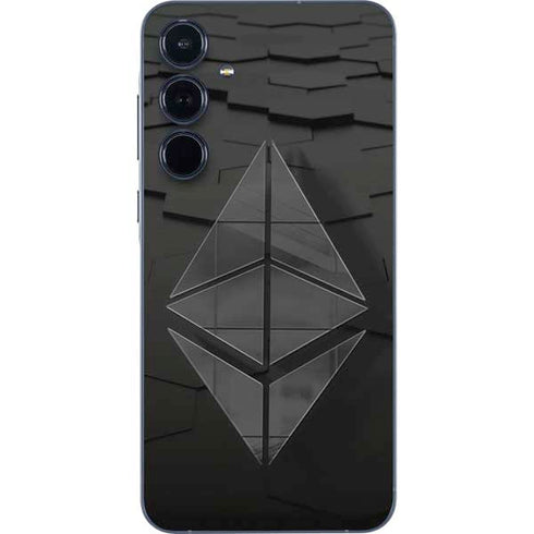 Ethereum Textured Logo Galaxy A36 5G Skin