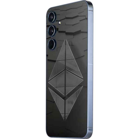 Ethereum Textured Logo Galaxy A36 5G Skin
