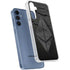 Ethereum Textured Logo Galaxy A55 5G Clear Case