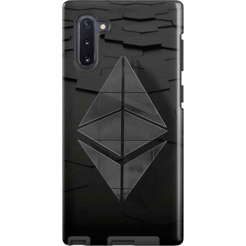 Ethereum Textured Logo Galaxy Cases