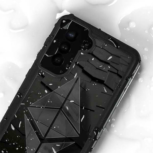 Ethereum Textured Logo Galaxy S24 Plus Waterproof Case