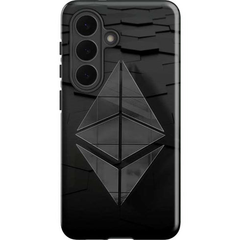 Ethereum Textured Logo Galaxy S26 Plus Impact Case