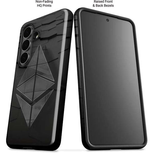 Ethereum Textured Logo Galaxy S26 Plus Impact Case