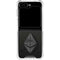 Ethereum Textured Logo Galaxy Z Flip6 Clear Case