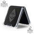 Ethereum Textured Logo Galaxy Z Flip6 Clear Case