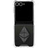 Ethereum Textured Logo Galaxy Z Flip7 Clear Case