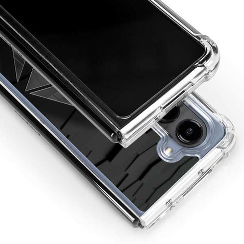 Ethereum Textured Logo Galaxy Z Fold5 5G Clear Case