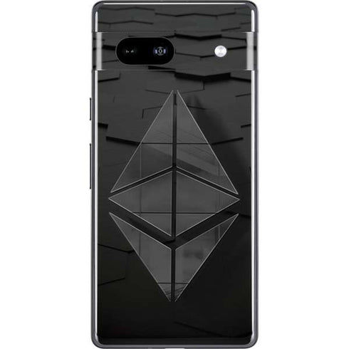 Ethereum Textured Logo Google Pixel 7a Skin