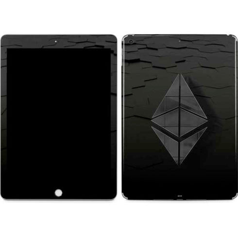 Ethereum Textured Logo Apple iPad Skin