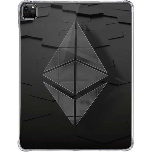 Ethereum Textured Logo iPad Pro 11in (2024) Clear Case