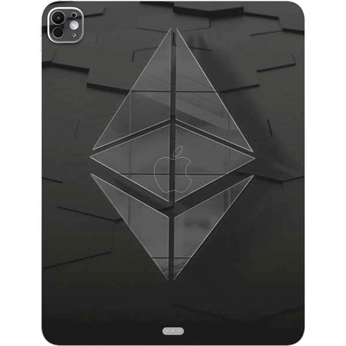 Ethereum Textured Logo iPad Pro 13in M4 (2024) Skin