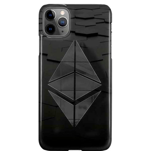 Ethereum Textured Logo iPhone Cases