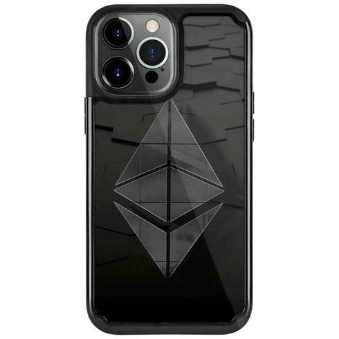 Ethereum Textured Logo iPhone Cases