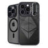 Ethereum Textured Logo iPhone 14 Pro Kickstand Case