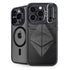 Ethereum Textured Logo iPhone 14 Pro Max Kickstand Case