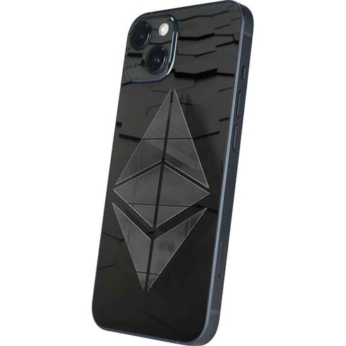Ethereum Textured Logo iPhone Skins