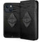 Ethereum Textured Logo iPhone 15 Plus Folio Case