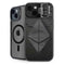 Ethereum Textured Logo iPhone 15 Plus Kickstand Case