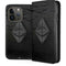 Ethereum Textured Logo iPhone 15 Pro Folio Case