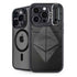 Ethereum Textured Logo iPhone 15 Pro Kickstand Case