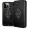Ethereum Textured Logo iPhone 15 Pro Max Folio Case