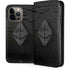 Ethereum Textured Logo iPhone 15 Pro Max Folio Case