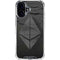 Ethereum Textured Logo iPhone 16 Clear Case