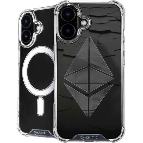 Ethereum Textured Logo iPhone 16 MagSafe Case