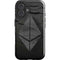 Ethereum Textured Logo iPhone 16 Plus Impact Case