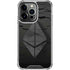 Ethereum Textured Logo iPhone 16 Pro Max Clear Case