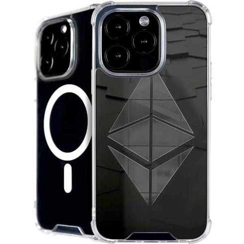 Ethereum Textured Logo iPhone 16 Pro Max MagSafe Case