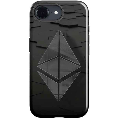 Ethereum Textured Logo iPhone 16e Impact Case