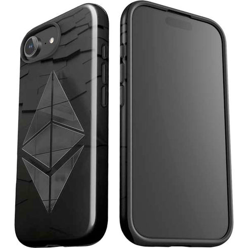 Ethereum Textured Logo iPhone 16e Impact Case