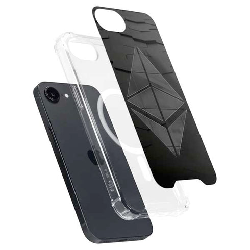 Ethereum Textured Logo iPhone 16e MagSafe Case
