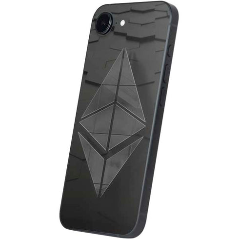 Ethereum Textured Logo iPhone 16e Skin