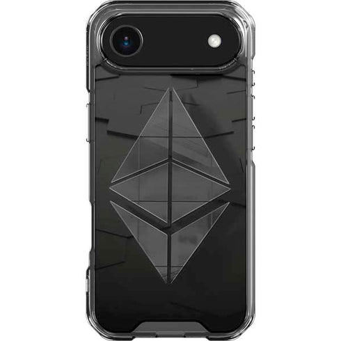 Ethereum Textured Logo iPhone 17 Air Clear Case