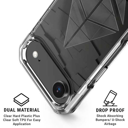 Ethereum Textured Logo iPhone 17 Air Clear Case