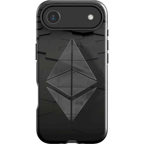 Ethereum Textured Logo iPhone 17 Air Impact Case