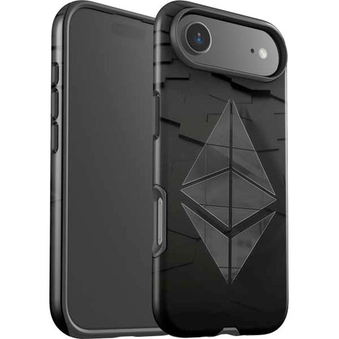 Ethereum Textured Logo iPhone 17 Air Impact Case