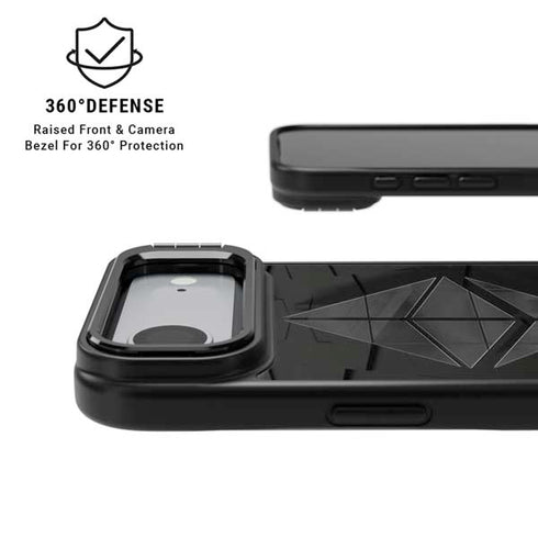 Ethereum Textured Logo iPhone 17 Air Kickstand Case