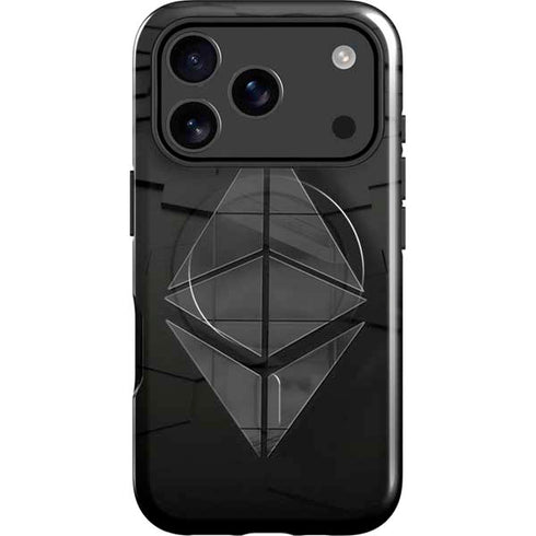 Ethereum Textured Logo iPhone 17 Pro Magsafe Impact Case