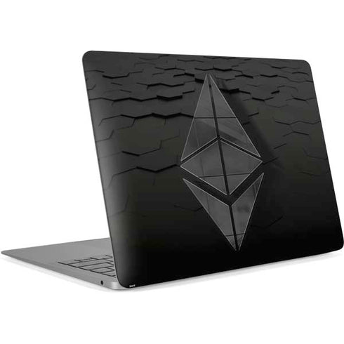 Ethereum Textured Logo Apple MacBook Air Skin