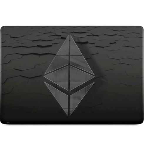 Ethereum Textured Logo MacBook Skins