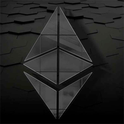 Ethereum Textured Logo MacBook Skins