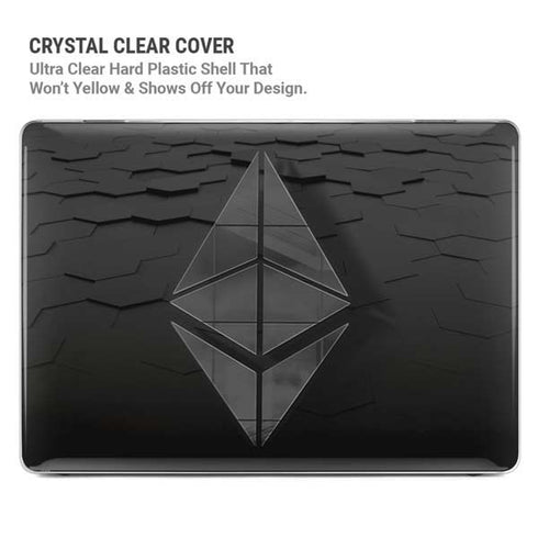 Ethereum Textured Logo MacBook Cases