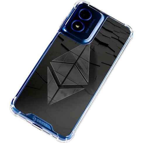 Ethereum Textured Logo Moto G 5G (2024) Clear Case